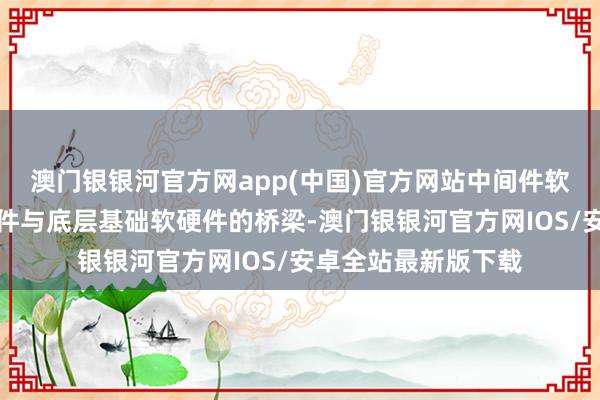 澳门银银河官方网app(中国)官方网站中间件软件手脚贯穿利用软件与底层基础软硬件的桥梁-澳门银银河官方网IOS/安卓全站最新版下载